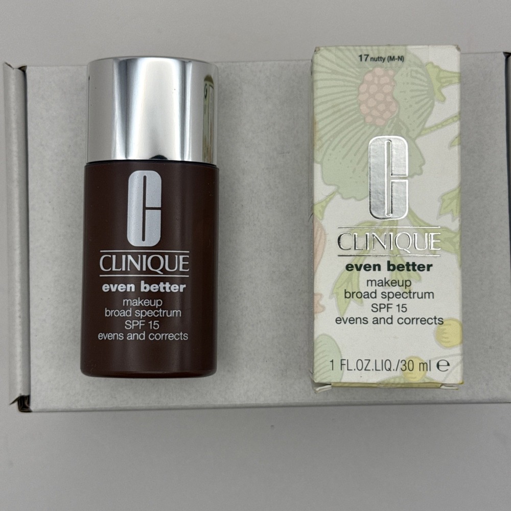 Clinique Even Better Makeup SPF15 CN 17 Nutty (M-N) 1fl oz. 30ml New in Box
